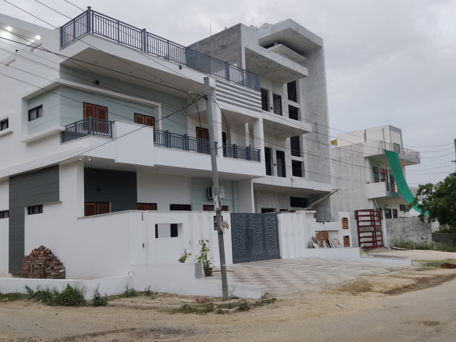 Two adjacent residential projects
