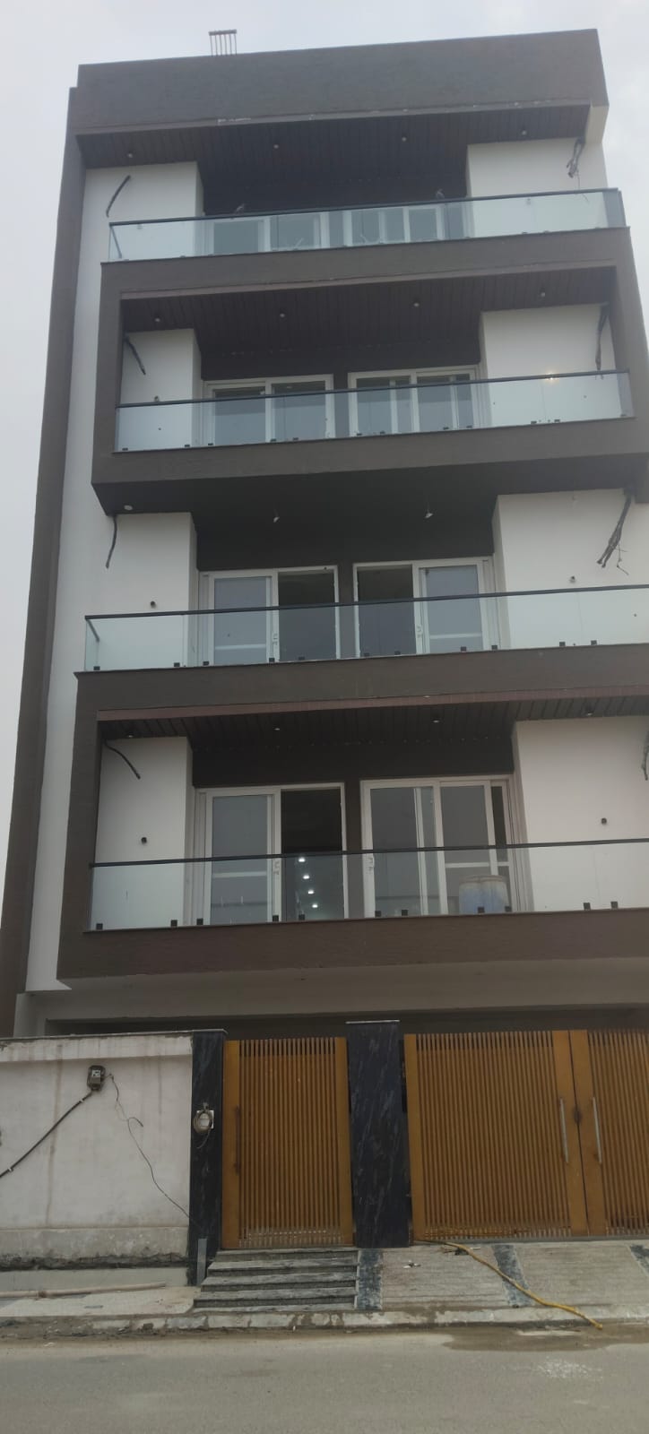 Finished apartment exterior