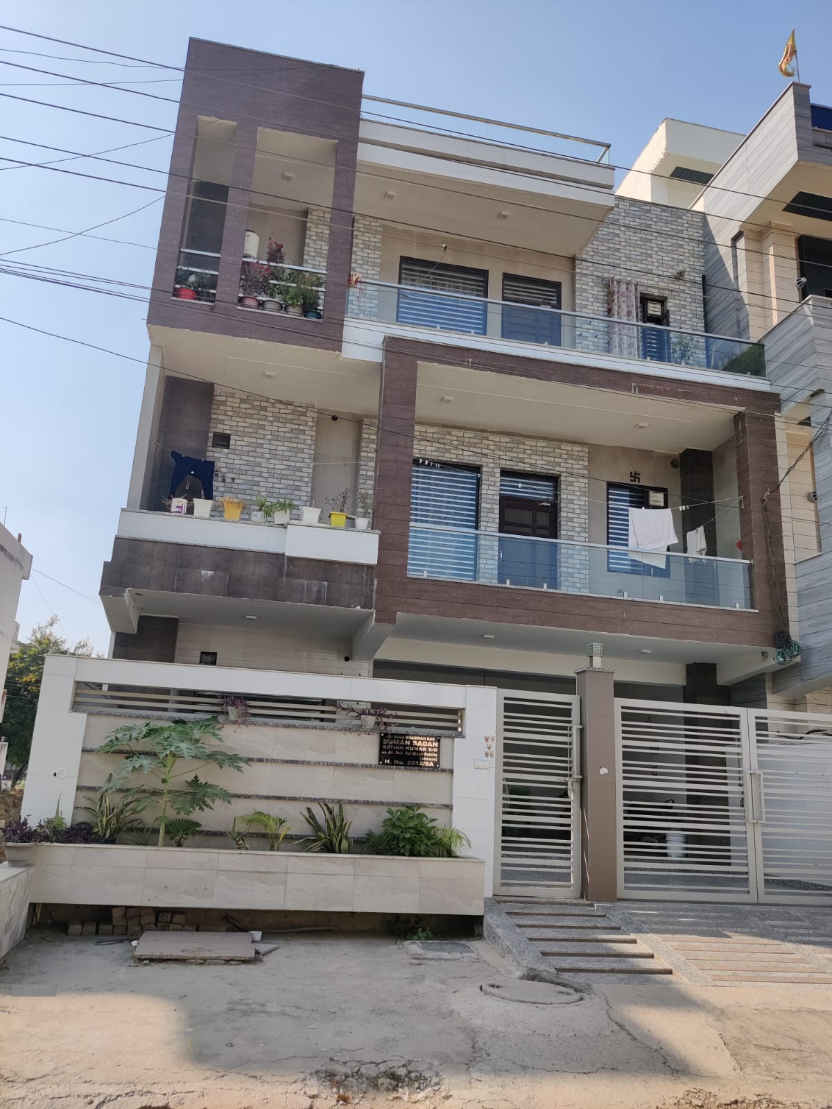 Family home exterior